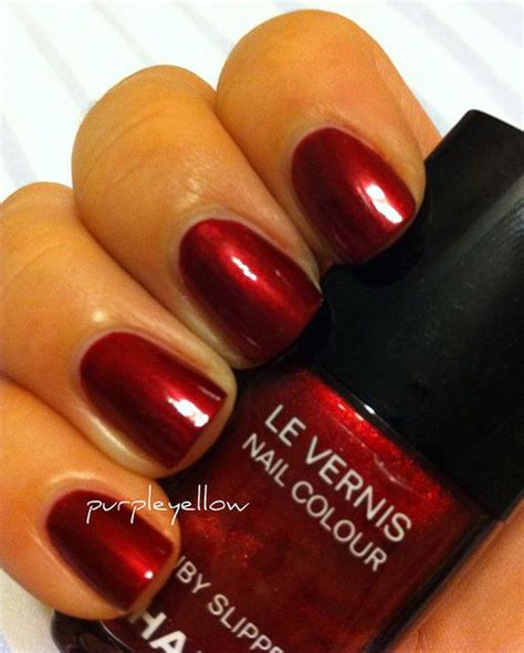 chanel ruby slipper nail polish|Shimmery Nail Polish .